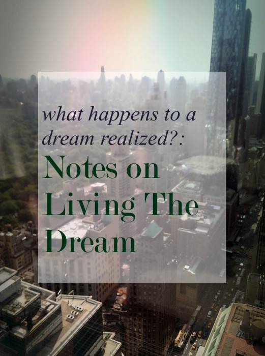 What happens to a Dream realized? | ARMOURELLE.com